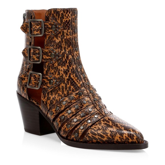 Coach Phoebe CutOut Bootie in Snakeskin - Picture 12 of 14